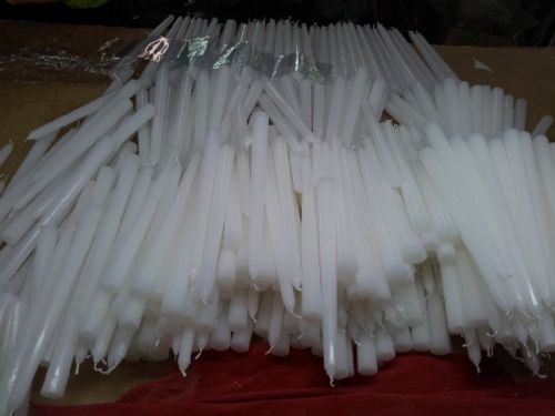 Paraffin wax White Candles