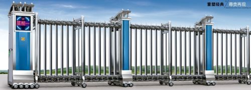 Rolling Retractable Gates, Packaging Type : blue
