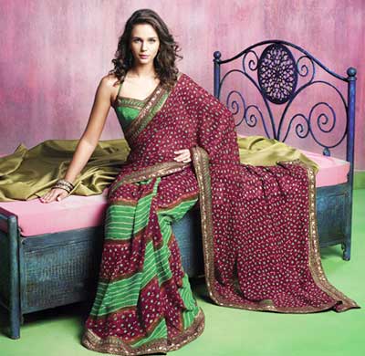 Bandhani Sarees