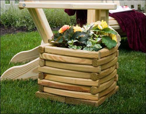 Pine Wood Planter