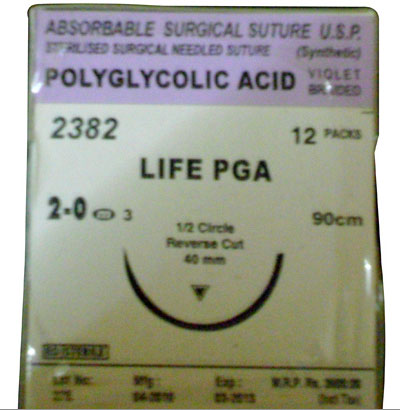 Polyglycolic Acid Suture