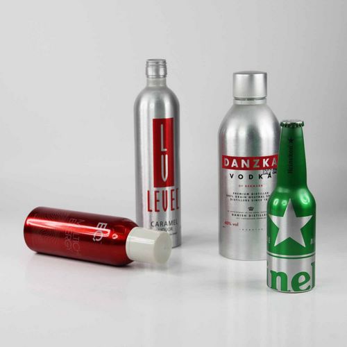 Aluminum Vodka Bottle