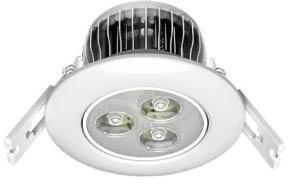 3W Flush Recessed LED Ceiling Light