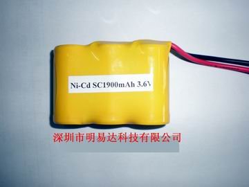 3.6v 1900mah Ni-CD Battery, Brand Name : MYD