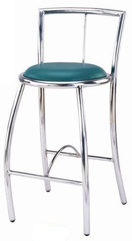 Frame : Chrome Bar Stool, Size : Standard Size.