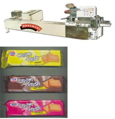 Cream Biscuit Wrapping Machine