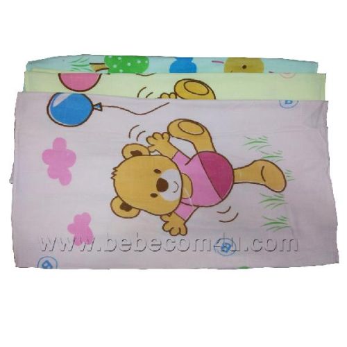 Cotton Bear Printed Baby Towel (B7279), Shape : Rectangle