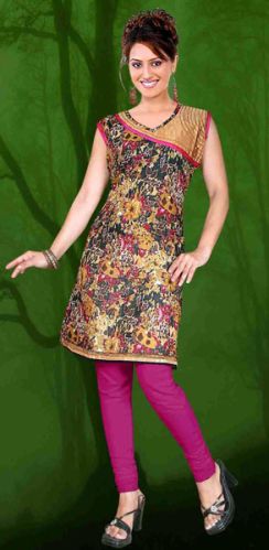 Item Code - D. No. 075 Ladies Fashion Kurtis