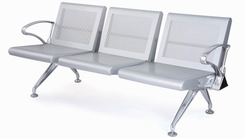 Stainless Steel Public Seating Bench, Shape : Rectangular