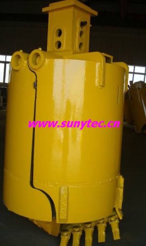 Two-petal Soil Drill Bucket