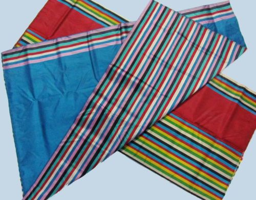 Multi Colour Hand Weaved Pure Silk Saree