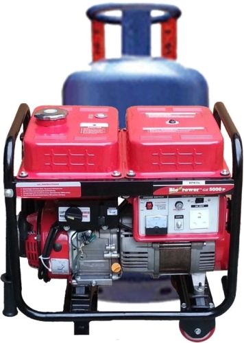 Gastech Brand 4.5 KVA Petrol LPG Fuel Portable Generator