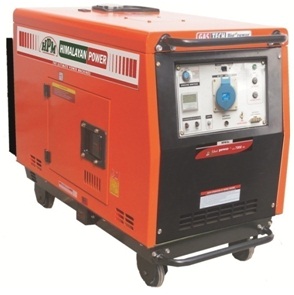 Silent GE 7000DS/6 KVA Diesel Fuel Portable Generator