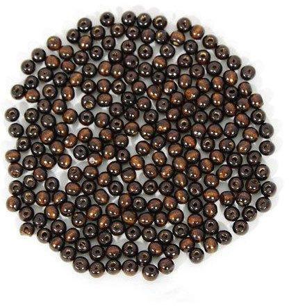 Leather Wooden Beads, Color : Brown