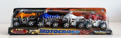 4wd Spray Pull Back Beach Motorcycle (4pcs)