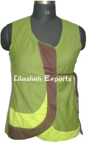 2866 Cotton Double Color Top Women Tops Latest Trend Hot Selling Products Jaipur Famous Selection Smoke Dresses Hindu Ropa