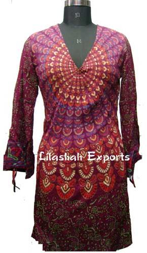 Item Code : 2166 Rayon Dress