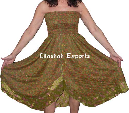 Item Code : 2450 Silk Dress