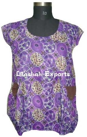 Item Code : 2857 Cotton Printed Top