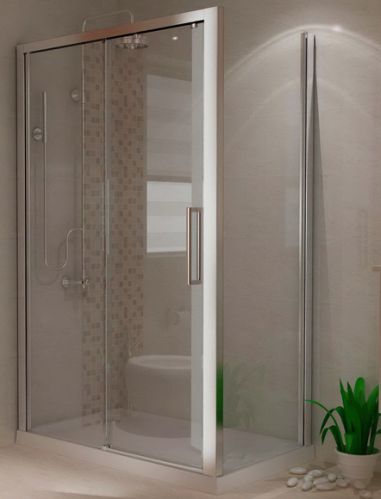 Shower Enclosure, Packaging Type : chrome