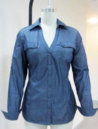 Ladies Denim Shirt