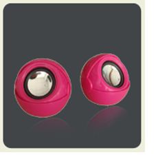 USB Computer Speaker, Shape : Round for Personal Use