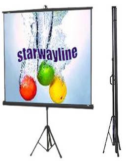 Starwayline Classy White HDPE Tripod Projection Screen