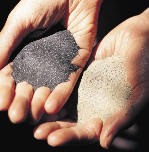 Rutile Sand 95%, Zir Sand 65%