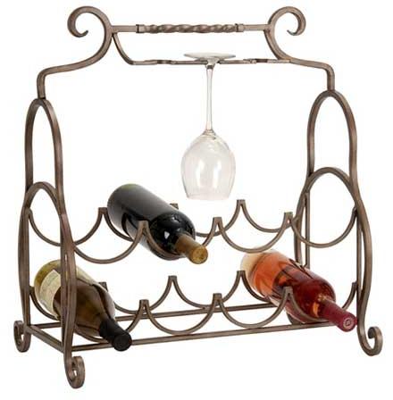 Iron Wine Rack
