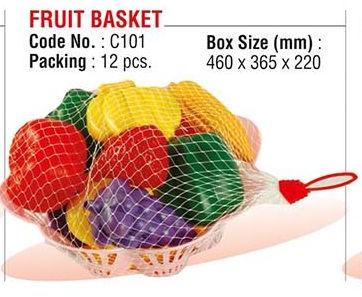 Plastic Fruits & Vegetables Toys, Color : Multicolor