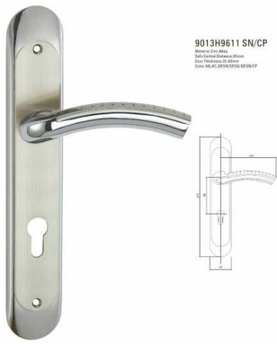Satin Nickel/Chrome Plated Stainless Steel door handles