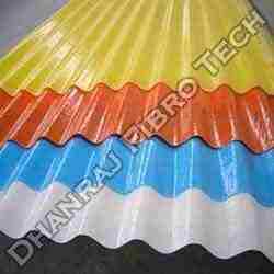 Corrugated FRP Roofing Sheet, Color : Multicolor