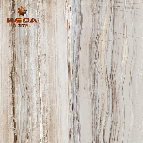 KEDA Ceramic Beige Wooden Floor Tiles, Size : Medium