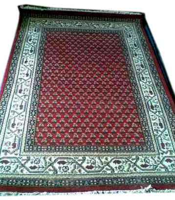 Rectangular Hand Knotted Wool Carpet, For Home, Hotel, Office, Style : Anitque, Contemporary