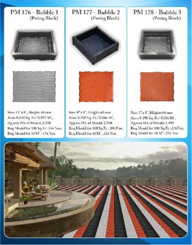 Paving Block Rubber Mould