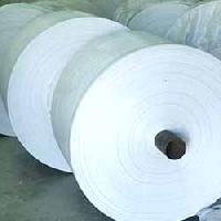 Plain Polypropylene PP Woven Roll, Color : White