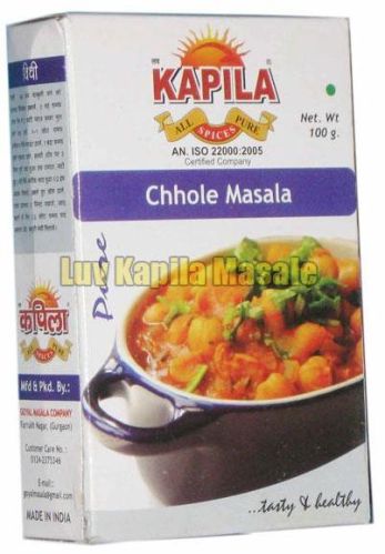 Organic Chole Masala, Packaging Type : Plastic Pouch, Paper Box