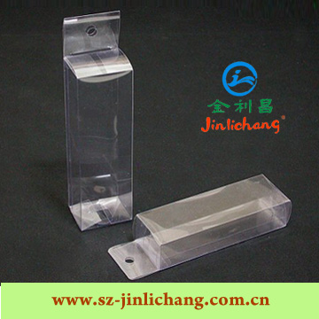 PET/PVC/PP Plain Folding Plastic Box