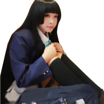 Ladies Long Straight Wig