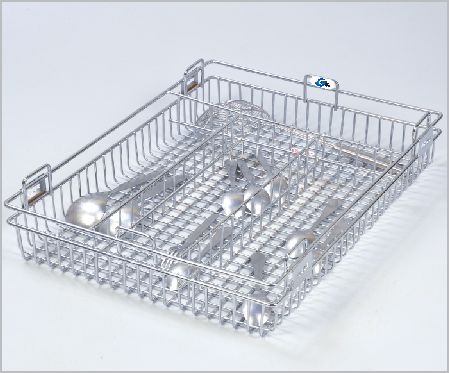 Aluminium Kitchen Wire Cutlery Baskets, Size : 15-30Inch