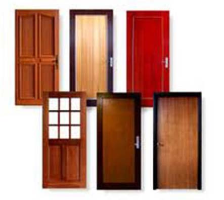 Matt Finish Plain Wood Commercial Flush Door, Color : Brown, Coffee-brown, Red-brow