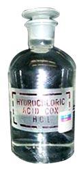 Hydrochloric Acid, Packaging Type : Bottle, Form : Liquid