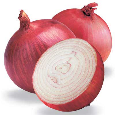 Red onion, Shape : Round