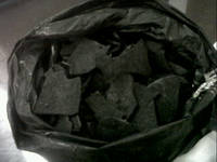 Coconut shell charcoal, Moisture : 5% – 7% (maximum)