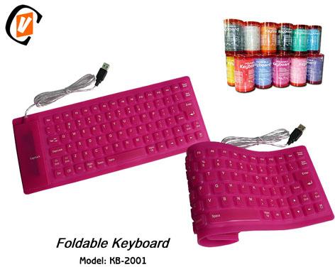 85 Keys Foldable Keyboard