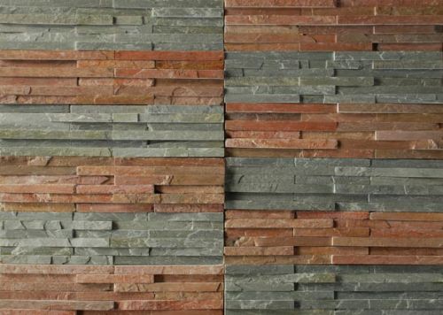 Limestone Pink & Green Wall Panel