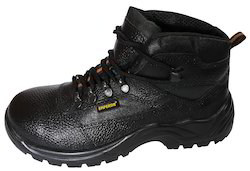 Leather Logistic Industry Safety Shoes, Feature : Anti-Skid, Oil Resistant, Puncture Resistant, Water Resistant