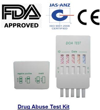 Five Panel Doa Test Kits