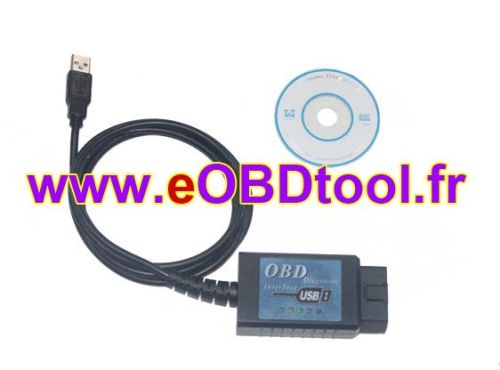 USB Elm327 V1.4 Plastic Obdii Eobd Canbus Elm 327 Scanner