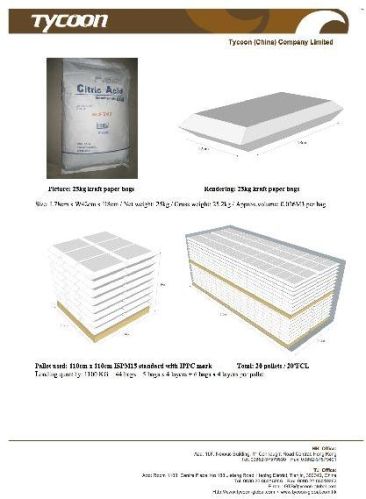 Citric Acid Monohydrate